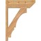 Ekena Millwork Balboa Slat Smooth Outlooker, Western Red Cedar, 7 1/2"W x 22"D x 30"H OUT08X22X30BOA06SWR - alternate 2